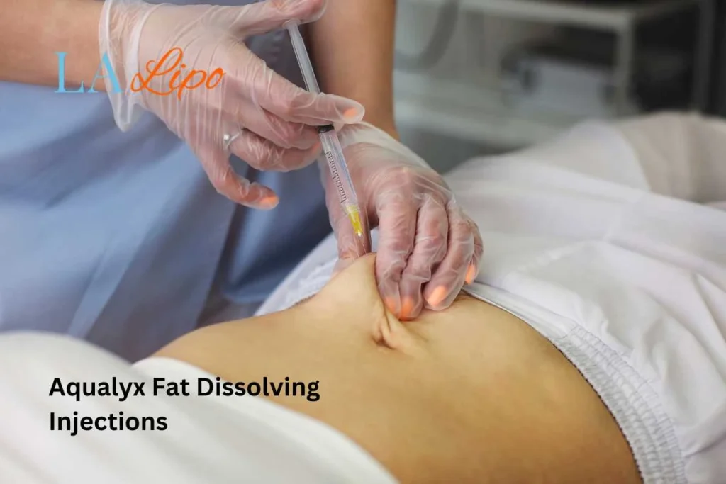 woman having fat dissolving injections Tyne & Wear in the stomach