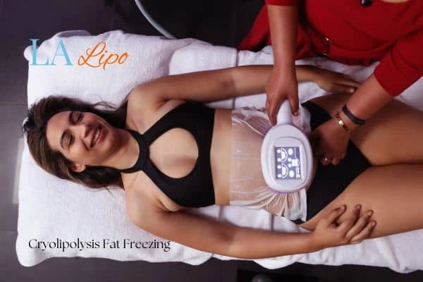 woman getting cryolipolysis Tyne & Wear