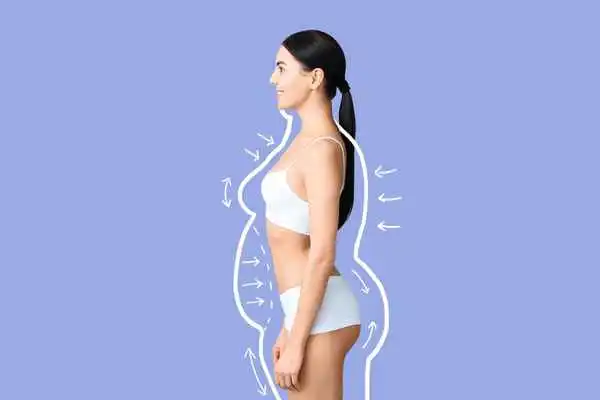 image of woman experiencing fat reduction treatment Tyne & Wear