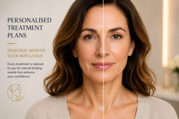 Before and after results of Collagen Lift Therapy Tyne & Wear
